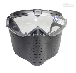 새로운 Marui Antifog Sincial Fan Pantilated Goggle Airsoft Paintball Full Face Mask 7554272