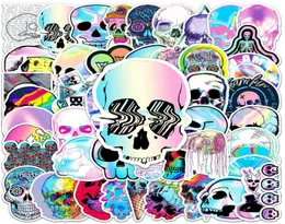 Waterproof 103050pcs Cool Horror Skull Halloween Graffiti Stickers Skateboard Luggage Motorcycle Car Bike Cool Waterproof Sticke7704291