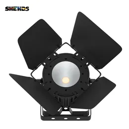 SHEHDS New LED 200W Cool&Warm White 2in1 COB Light New Aluminum Frosted Material Lens for DJ Bars Clubs Wedding Party