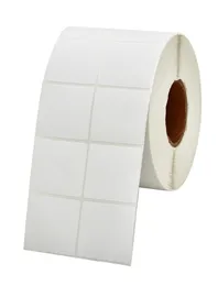 4020mm5040mm em branco branco 2 linhas de papel código de barras adesivo etiqueta pacote etiqueta endereço adesivo8086268