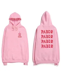 19ss Hip Hop Hoodies Männer I Feel Like Pablo Streetwear Hoodie Sweatshirts Letter Print Hoodie Club12836790