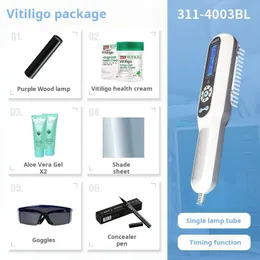 Kono Vitiligo Instrument de photothérapie chronométré à lampe unique pour le psoriasis 311 Bande étroite ultraviolette NBUVB White Spot Instrument de traitement à domicile Hifu Alma