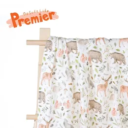 Kangobaby #My Soft Life# High Density Muslin Premier Quality Digital Print Baby Swaddle Blanket 240111