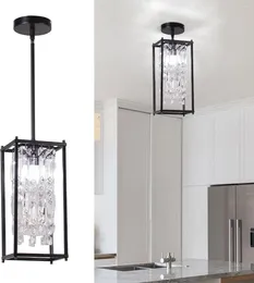 Lâmpadas pendentes sala de jantar luminária moderna fazenda candelabro luminárias de cristal para ilha de cozinha