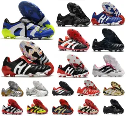 con scatola Predator Mens Accelerator Eternal Class 20 scarpe da calcio Mutator Mania Tormentor Electricity Precision 20x FG DB ZZ scarpe da calcio con tacchetti US6.5-11