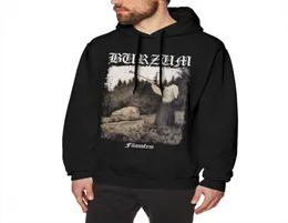 Burzum Hoodie Burzum filosofem cover Ver2 Hoodies طول طويل القطن برفرة سقوط فضفاض كبير بارد شتاء رجال الرمادي الرمادي Cx26832404