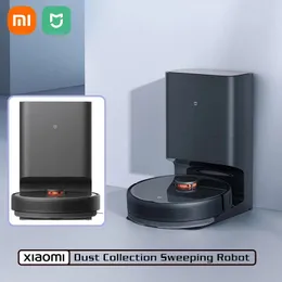 클리너 Xiaomi Mijia Robot 진공 MOP MOP 먼지 처리를위한 홈 클리너 스위핑 걸레질 사이클론 흡입 스마트 먼지 컬렉션 도크