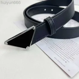 Designer men belts classic Luxury belt Solid color triangle Simplicity belts man women Pin needle Buckle belt Width 3 cm size 105-125cm Fashion Trends gift very nice