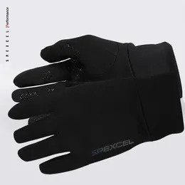 SPEXCEL PRO TEAM Winter Thermal Fleece Cycling gloves full finger road race bicycle gloves Black 240111