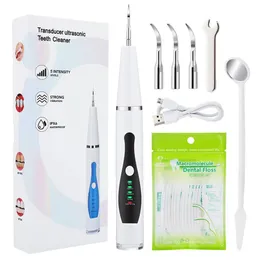 Blekning hem ultraljudskalkyl remover bärbar elektrisk sonisk tandläkare tandrensare oral tartar remover led plack fläck ren