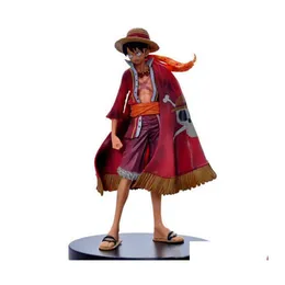 Action Toy Figures 17cm 2021 One Piece Luffy Theatrical Edition Figur Juguetes Collectible Model Toys Christmas Q0622 Drop Delive DHNY0