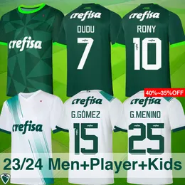 23 24 Palmeiras DUDU Camisas de futebol 2024 Home Green BRENO LOPES RONY G.GOMEZ Camisa Away D.Barbosa LUCAS LIMA G.MENINO MINA G.VERON Fans and Player Edition