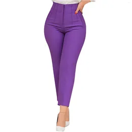 Women's Pants Women Breathable Long Loose Casual Wide Leg Pockets Nine-quarter Roupas Plus Size Femininas Com Frete Gratis