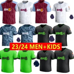 23 24 Fußballtrikots Kinder und Herren Kit Home 2023 2024 AsTON Villas Fußballtrikot Training Auswärtsfans Camisetas MINGS McGINN BUENDIA WATKINS Maillot Foot