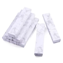 18/24pcs Square/Rectangle Marble Paper Cardboard Jewelry Gift Boxes for Necklace Bracelet Earring Ring Storage Display Packaging 240110