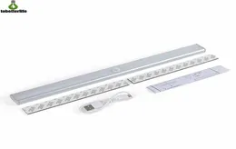 20 LED PIR Sensore di movimento Luce per armadio Armadio Guardaroba Lampada da letto LED sotto l'armadio Luce notturna per armadio Scale Cucina8177406