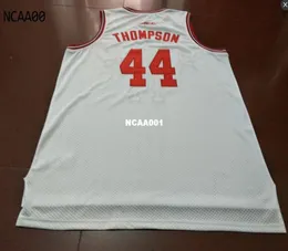 Economico 21S 44 David Thompson ROSSO BIANCO NC STATE college Jersey Taglia S4XL O CUSOM1677525