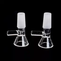 Narghilè Ciotola per bong in vetro Imbuto Ciotole Tubi Scivoli spessi 5 mm bong pezzo da fumo inebrianti grossisti pezzi di piattaforme petrolifere 14mm 18mm scivolo dab LL