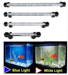 Aquarium Fish Tank 9121521 LED Light Bluwhite 18283848cm Bar Submerible Waterproof Clip Lamp Decor EU Plug3376221