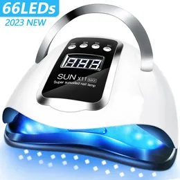 280w UV Lamp For Resin With 4Timer est Sun X11 Nail Dryer Smart Sensor Gel Lamps Upgraded Professional Tools 240111