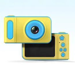 カメラポータブルキッズミニデジタルカメラチルド2インチの漫画かわいいカメラおもちゃ誕生日ギフトHD 1080p幼児用おもちゃカメラ