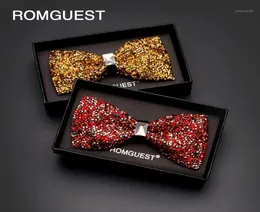 2020 neue Mode Designer Herren Diamant Fliegen Hochzeit Party Formale Anzug Doppel Stoff Bowtie Business Krawatte Schmetterling Knoten19025861