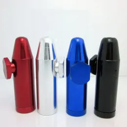 Disponibile la nuovissima pipa per sniffare tabacco da fiuto molto facile da usare 4 colori Snuffer in metallo vendita calda tubi per sniffare BJ