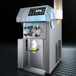 Akıllı Ticari Masaüstü Yumuşak Servis dondurma makinesi otomatı soğuk hızlı ve güç tasarrufu tatlı koni yapıcılar