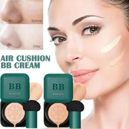 BB Air Cushion Foundation Cogumelo Cabeça CC Creme Corretivo À Prova D 'Água Tom Cosmético Iluminar Base Clareamento Maquiagem Rosto W6J6 240111