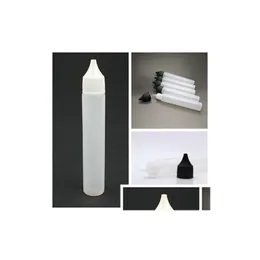 Andra köksverktyg 30 ml tomma flaskor Slim Pen Style E-Liquid E Juice Oil Plastic Pe Bottle Long Thin Tip Droper White Black Cap Dro Dhu5V