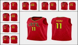 Uomo Atlanta Hawks039039Vince Carter Trae Young De039andre Hunter John Collins Jeff Teague Dewayne Dedmon Dichiarazione personalizzata7486906