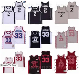 Moive Aughter 2 GIGI Gianna Jersey Maria Onore Lower Merion College Mcdonalds All American Breathable Pure Cotton Black Red White 6030873