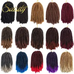Saisity Ombre Synthetic Hair Crochet Spring Twist Braiding Jamaica Bounce 240110