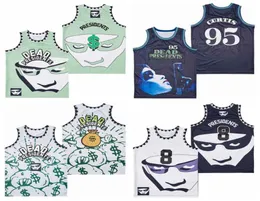 Movie Film 95 Curtis Dead Presidents Basketball Jerseys 8 Conspiracy Theory Money Bags 1995 Uniform HipHop All Stitched Hip Hop Pu1345666