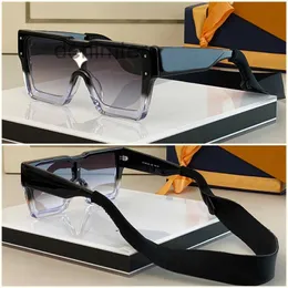 Designerskie okulary przeciwsłoneczne dla męskich okularów cyklonowych czarne Z2188 Z1790 Vintage kwadratowa ramka Rhomboid Diamentowy awangardowy styl WMZ2