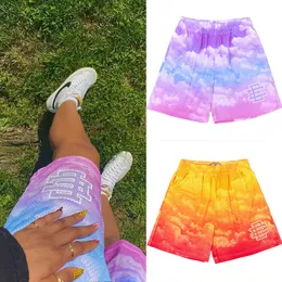 American Men's Casual Cropped Short Pants EE Fitness Basketball Shorts Mesh Breathable Man 3XL