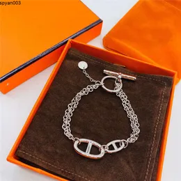 Braccialetti per la catena d'argento del braccialetto di design da uomo per gioielli