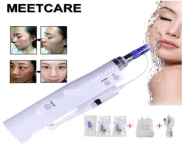 2 em 1 Derma Pen Micro Needle Stamp Mesoterapia Meso Gun Elétrica Microneedle Therapy Water Meso Injector Anti Aging Facial Skin Car7300136