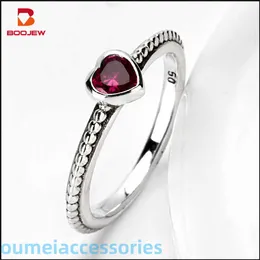 مصمم المجوهرات Pandoraring Dora's Band Rings Frasnable Sweethrets S925 Sterling Silver Sit