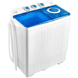 Machines Portable Washing Machine, 2 in 1 Washer and Spinner Combo, 26lbs Capacity 18 lbs Washing 8 lbs Spinning, w/Timer Control