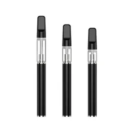 Tek kullanımlık buharlaştırıcı kalem kartuşu pres fit ağızlık 0.3ml 0.5ml 1.0ml Seramik Bobin Tip C Şarj Portu ile Şarj Edilebilir Pil