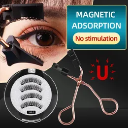 Borstar ögonfransar Set Makeup Eye Lashes Eyelash Curler With Soft Magnet Technology Eyelashes Beauty Cosmetic