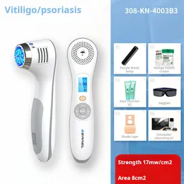 جهاز Kono Ultraviolet PhotoRyphory Device 308 Hitiligo غير ليزر بقعة أبيض UVB الأسرة B3 شدة 17 جهاز علاج HIFU alma