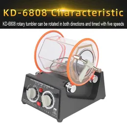 utrustning ny! KD6808 Kapacitet 3 kg Rotary Tumbler Polishing Machine Jewelry Polisher Finishing