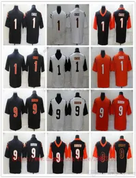 Film College Football Wear Jerseys Sydd 1 Ja039Marrchase 9 Joeburrow Breattable Sport High Quality Man4172591