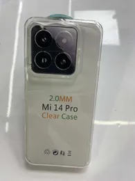 Прозрачные чехлы 2,0 мм для Moto G14 G84 Edge 40 Neo G73 One Plus 12 Nord CE3 AVE Lie 2V 11R 11 10T 10 9 9R Прозрачный пустой кристалл Мягкий силиконовый чехол из ТПУ для мобильного телефона