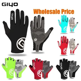 Cycling Gloves Full Fingers Bicycle Fingerless Summer MTB Cycl Glove Men Woman for Spotrs Gym Fitness Fishing Bike Training GIYO 240111