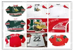 College Hockey Wears Cheap QMJHL Halifax Mooseheads CCM Jersey 22 NATHAN MacKINNON 13 NICO HISCHIER 27 JONATHAN DROUIN Red White G8045345