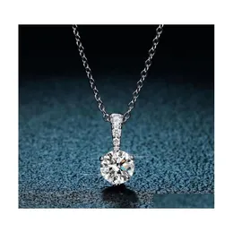 Altro Trendy Real 1 D Colore Moissanite Collana con diamanti Gioielli da donna 100 925 Sterling Sier Clavicola con Gra Giftaltro Altroaltro276W