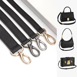 Wuta Birinci Kat Cowhide Orijinal Deri Torba Kayışı Ayarlanabilir Omuz Kayışları Yedek Çantalar Crossbody Kemer Çantası Aksesuarları 240110